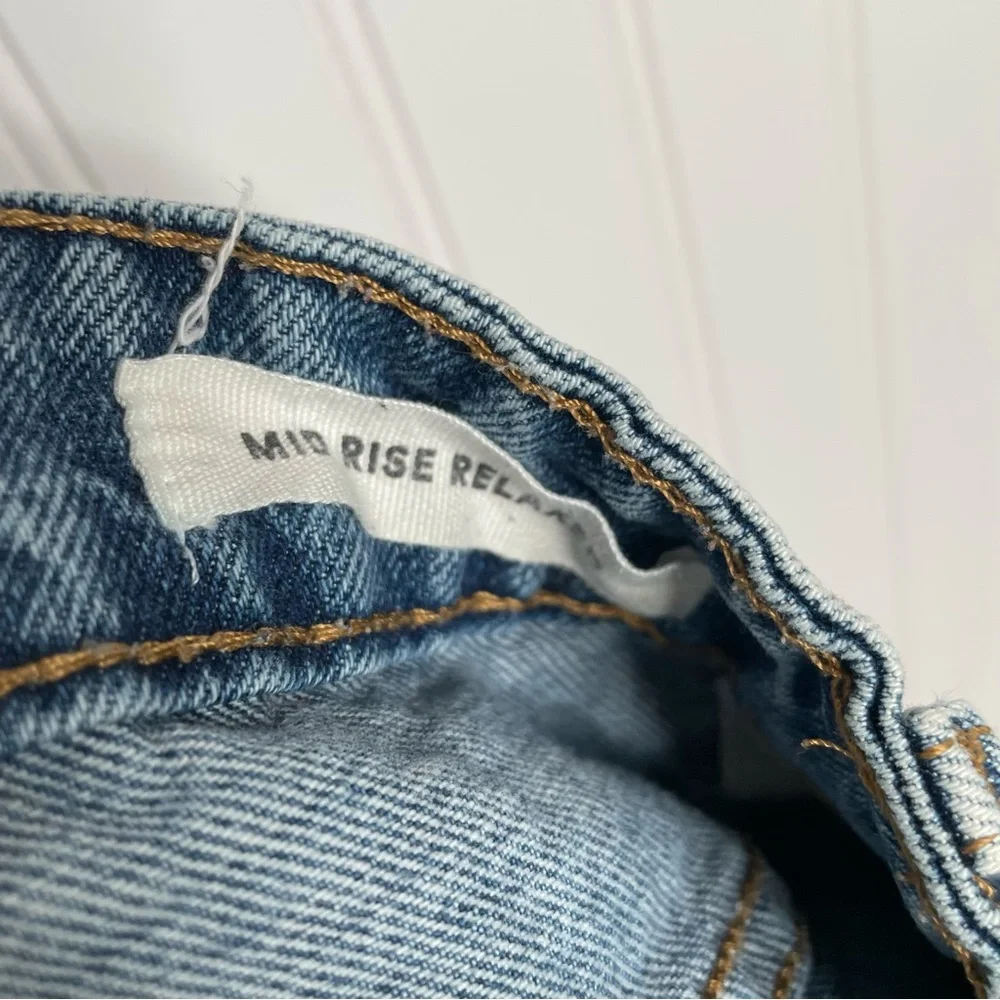 Cotton On Mid Rise Relaxed Cuffed Jean Shorts - Picture 7 of 8